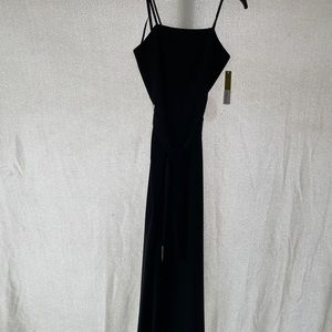 Size 2 Gianni Bini black wide leg jumpsuit.